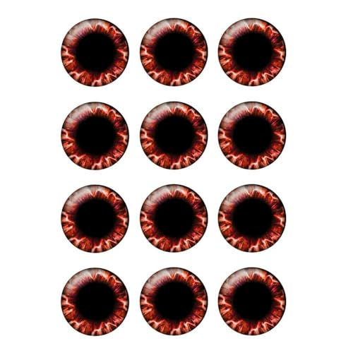 ZXFLOOR 48 Stück/Tasche Puppenaugen Chips 14mm Dünnes Glasauge DIY Schmuckherstellung Zubehör ZXFLOOR 48 Stück/Tasche Puppenaugen Chips 14mm Dünnes Glasauge DIY Schmuckherstellung Zubehör von ZXFLOOR