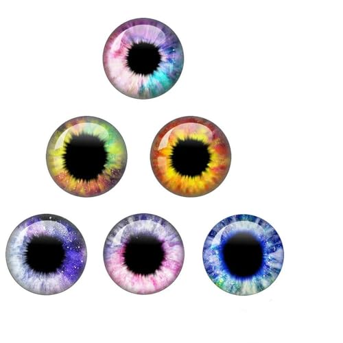 ZXFLOOR 48 Stück Glasaugen Cabochons rund 10MM-40MM runde Kuppel Drachenauge Drachen Katzenauge Spielzeug DIY Schmuck Zubehör Mix Pupillenauge ZXFLOOR 48 Stück Glasaugen Cabochons rund 10MM-40MM runde Kuppel Drachenauge Drachen Katzenauge Spielzeug DIY Schmuck Zubehör Mix Pupillenauge von ZXFLOOR