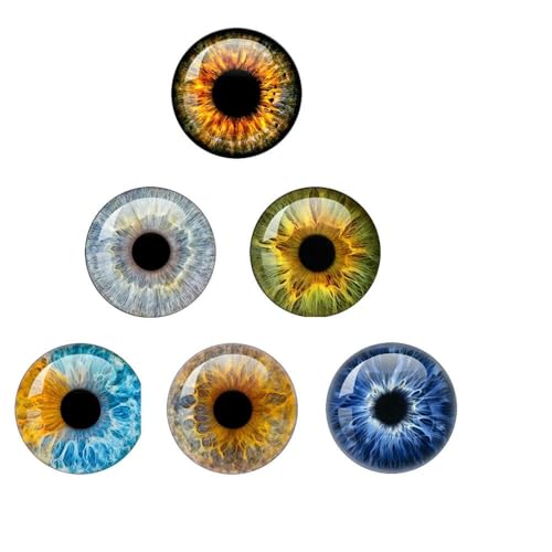 ZXFLOOR 48 Stück Glasaugen Cabochons rund 10MM-40MM runde Kuppel Drachenauge Katzenauge Spielzeug DIY Schmuck Accessoire Mix Pupillenauge Kamee ZXFLOOR 48 Stück Glasaugen Cabochons rund 10MM-40MM runde Kuppel Drachenauge Katzenauge Spielzeug DIY Schmuck Accessoire Mix Pupillenauge Kamee von ZXFLOOR