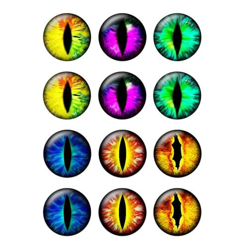 ZXFLOOR 60 Teile/los 10mm Bis 25mm Glas Runde Drachen Eidechse Frosch Augen Cabochons für Halskette Anhänger Schmuck Machen Zubehör ZXFLOOR 60 Teile/los 10mm Bis 25mm Glas Runde Drachen Eidechse Frosch Augen Cabochons für Halskette Anhänger Schmuck Machen Zubehör von ZXFLOOR