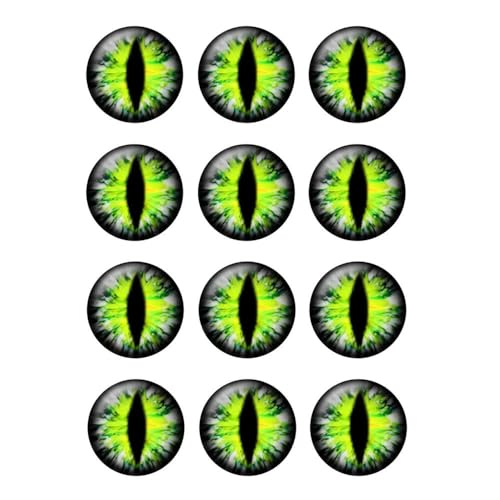 ZXFLOOR 60 Teile/los 10mm Bis 25mm Glas Runde Drachen Eidechse Frosch Augen Cabochons für Halskette Anhänger Schmuck Machen Zubehör ZXFLOOR 60 Teile/los 10mm Bis 25mm Glas Runde Drachen Eidechse Frosch Augen Cabochons für Halskette Anhänger Schmuck Machen Zubehör von ZXFLOOR