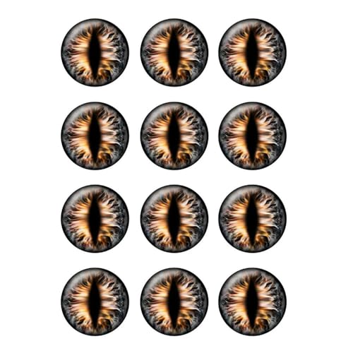 ZXFLOOR 60 Teile/los 10mm Bis 25mm Glas Runde Drachen Eidechse Frosch Augen Cabochons für Halskette Anhänger Schmuck Machen Zubehör ZXFLOOR 60 Teile/los 10mm Bis 25mm Glas Runde Drachen Eidechse Frosch Augen Cabochons für Halskette Anhänger Schmuck Machen Zubehör von ZXFLOOR