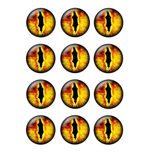 ZXFLOOR 60 Teile/los 10mm Bis 25mm Glas Runde Drachen Eidechse Frosch Augen Cabochons für Halskette Anhänger Schmuck Machen Zubehör ZXFLOOR 60 Teile/los 10mm Bis 25mm Glas Runde Drachen Eidechse Frosch Augen Cabochons für Halskette Anhänger Schmuck Machen Zubehör von ZXFLOOR