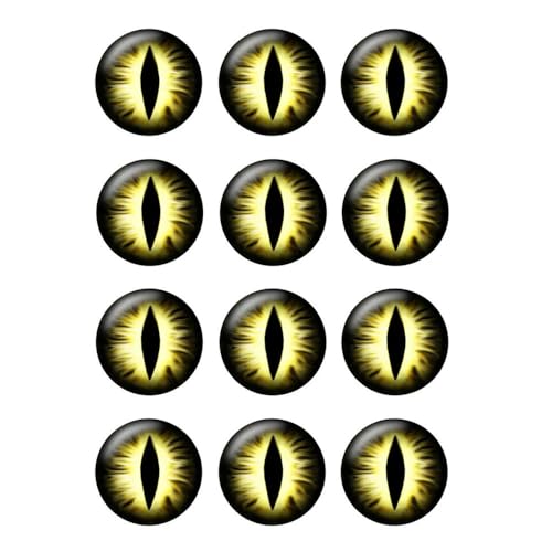 ZXFLOOR 60 Teile/los 10mm Bis 25mm Glas Runde Drachen Eidechse Frosch Augen Cabochons für Halskette Anhänger Schmuck Machen Zubehör ZXFLOOR 60 Teile/los 10mm Bis 25mm Glas Runde Drachen Eidechse Frosch Augen Cabochons für Halskette Anhänger Schmuck Machen Zubehör von ZXFLOOR