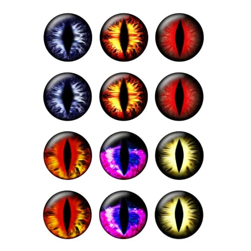 ZXFLOOR 60 Teile/los 10mm Bis 25mm Glas Runde Drachen Eidechse Frosch Augen Cabochons für Halskette Anhänger Schmuck Machen Zubehör ZXFLOOR 60 Teile/los 10mm Bis 25mm Glas Runde Drachen Eidechse Frosch Augen Cabochons für Halskette Anhänger Schmuck Machen Zubehör von ZXFLOOR