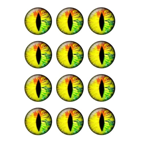 ZXFLOOR 60 Teile/los 10mm Bis 25mm Glas Runde Drachen Eidechse Frosch Augen Cabochons für Halskette Anhänger Schmuck Machen Zubehör ZXFLOOR 60 Teile/los 10mm Bis 25mm Glas Runde Drachen Eidechse Frosch Augen Cabochons für Halskette Anhänger Schmuck Machen Zubehör von ZXFLOOR