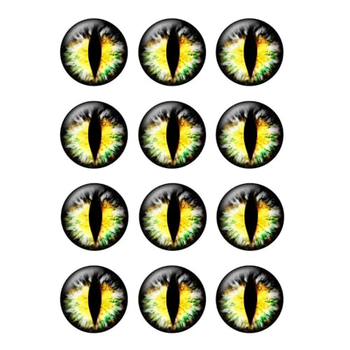 ZXFLOOR 60 Teile/los 10mm Bis 25mm Glas Runde Drachen Eidechse Frosch Augen Cabochons für Halskette Anhänger Schmuck Machen Zubehör ZXFLOOR 60 Teile/los 10mm Bis 25mm Glas Runde Drachen Eidechse Frosch Augen Cabochons für Halskette Anhänger Schmuck Machen Zubehör von ZXFLOOR