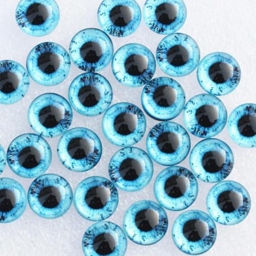 ZXFLOOR 8/10/12/14/16/18/20/25 mm, gemischt mit 5 verschiedenen Drachenaugen-Paaren, Muster, Glas-Cabochon, Flache Rückseite, Foto, DIY-Zubehör ZXFLOOR 8/10/12/14/16/18/20/25 mm, gemischt mit 5 verschiedenen Drachenaugen-Paaren, Muster, Glas-Cabochon, Flache Rückseite, Foto, DIY-Zubehör von ZXFLOOR