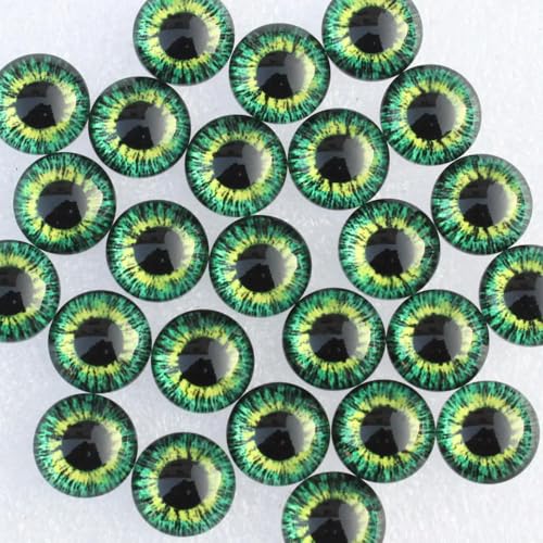 ZXFLOOR 8/10/12/14/16/18/20/25 mm, gemischt mit 5 verschiedenen Drachenaugen-Paaren, Muster, Glas-Cabochon, Flache Rückseite, Foto, DIY-Zubehör ZXFLOOR 8/10/12/14/16/18/20/25 mm, gemischt mit 5 verschiedenen Drachenaugen-Paaren, Muster, Glas-Cabochon, Flache Rückseite, Foto, DIY-Zubehör von ZXFLOOR