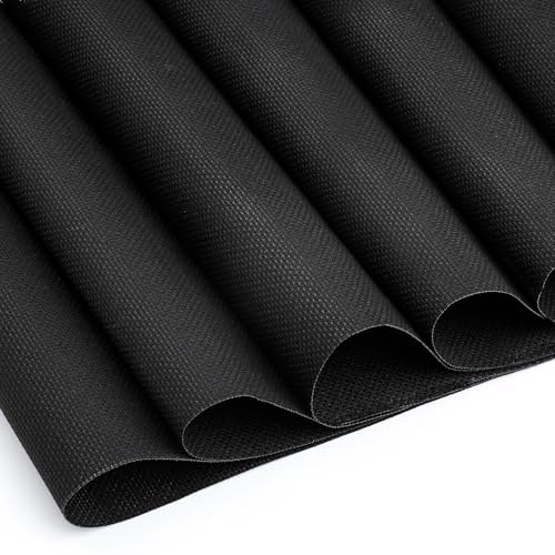 Kreuzstichstoff, 14 Stück, schwarz, Stickstoff, Kreuzstichstoff, Zubehör für Handarbeiten, Stickerei, Heimdekoration, Handwerk (30,5 x 45,7 cm) von ZXIIXZ