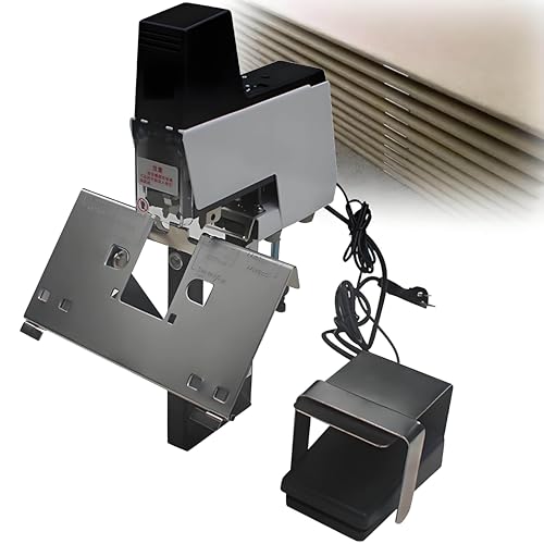Elektrischer Hefter Mit Pedal, Hochleistungs-Desktop-Hefter, Flachnadel/Sattlernadel, Zwei Modi, Bindestärke 30 Blatt, Für Fabrikbüro Und Zuhause von ZXINXIN