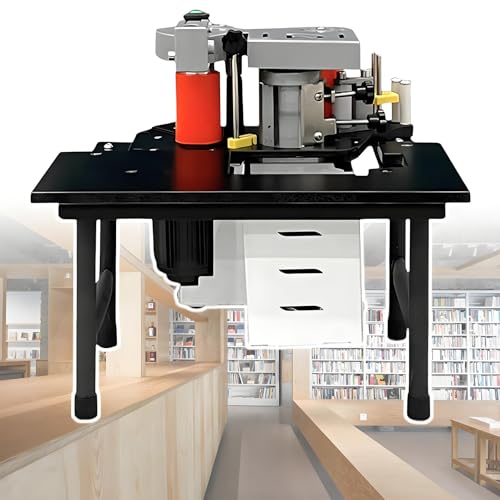 Tragbare Kantenanleimmaschine für die Holzbearbeitung, gebogene und gerade Kantenanleimmaschine, einstellbare Geschwindigkeit, Holzbearbeitungs-Anleimmaschine, Holzbearbeitungs-Projekt-Kits Black Tragbare Kantenanleimmaschine für die Holzbearbeitung, gebogene und gerade Kantenanleimmaschine, einstellbare Geschwindigkeit, Holzbearbeitungs-Anleimmaschine, Holzbearbeitungs-Projekt-Kits Black von ZXINXIN