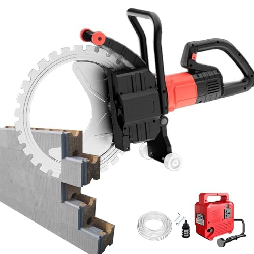 ZXINXIN 8900 W Betonringsäge, 3300 U/min elektrische Betonsäge, 41–60 cm Säge, bürstenlose Mauernutfräse, toroidale Betonsäge mit wassergespeister Staubunterdrückung für Ziegel und Granit 410+520 ZXINXIN 8900 W Betonringsäge, 3300 U/min elektrische Betonsäge, 41–60 cm Säge, bürstenlose Mauernutfräse, toroidale Betonsäge mit wassergespeister Staubunterdrückung für Ziegel und Granit 410+520 von ZXINXIN