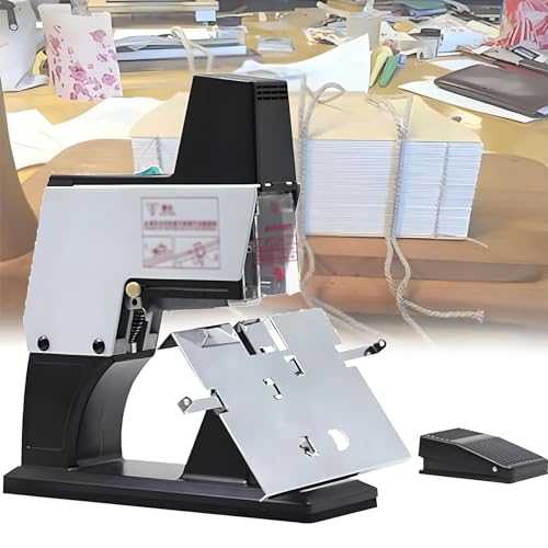 ZXINXIN Elektrischer Tischhefter, A3 Hochleistungs-Bindegerät, Flach-/Sattelhefter, 40 Blatt Bindestärke, für Büro und Zuhause Single von ZXINXIN