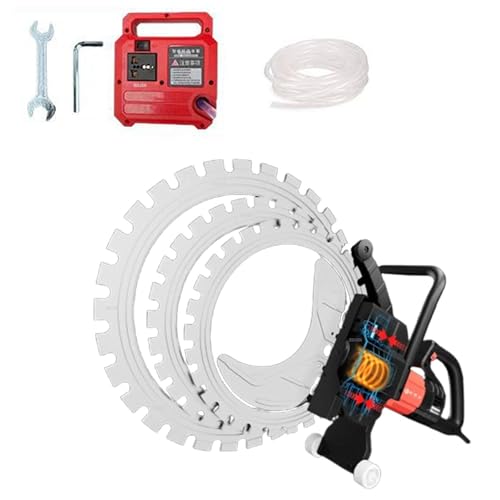 ZXINXIN Ringkern-Betonschneider-Säge, 8900 W, Motor aus reinem Kupfer, 90°-Schneiden ohne Totwinkel, staubfreie Wasserpumpe und Sägeblatt-Set für Granit/Beton/Marmor 410 ZXINXIN Ringkern-Betonschneider-Säge, 8900 W, Motor aus reinem Kupfer, 90°-Schneiden ohne Totwinkel, staubfreie Wasserpumpe und Sägeblatt-Set für Granit/Beton/Marmor 410 von ZXINXIN