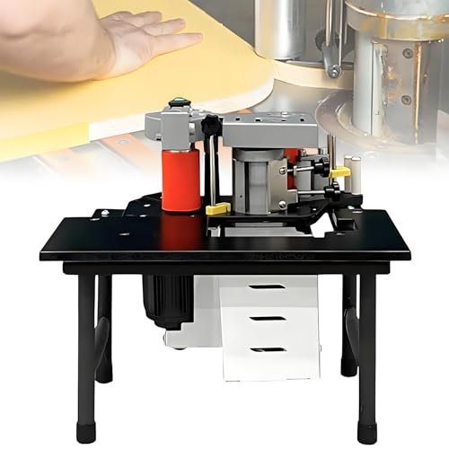 ZXINXIN Tischkantenanleimmaschine, Kantenanleimmaschine für die Holzbearbeitung, tragbare Kantenanleimmaschine, Gebogene und gerade Kantenanleimmaschine, einstellbare Geschwindigkeit 2–6 m/min Black ZXINXIN Tischkantenanleimmaschine, Kantenanleimmaschine für die Holzbearbeitung, tragbare Kantenanleimmaschine, Gebogene und gerade Kantenanleimmaschine, einstellbare Geschwindigkeit 2–6 m/min Black von ZXINXIN