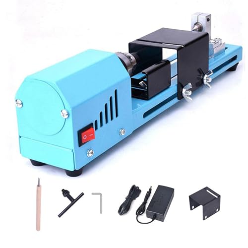 ZXLLAFT Drehmaschine Drechselbank Perlen Mini DIY 150W Poliermaschine Polisher Holz Werkzeug Polieren Drehbänke Mehrzweckschleifmaschine Holz Lathe 12-24V DC ZXLLAFT Drehmaschine Drechselbank Perlen Mini DIY 150W Poliermaschine Polisher Holz Werkzeug Polieren Drehbänke Mehrzweckschleifmaschine Holz Lathe 12-24V DC von ZXLLAFT
