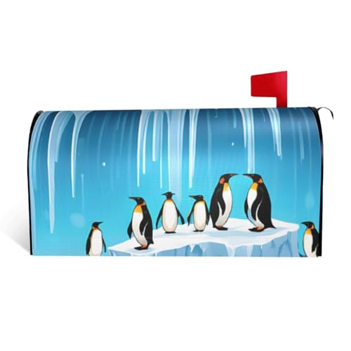 Bedruckte wasserdichte Stoff-Briefkastenabdeckung mit Magnetverschluss, anpassbare dekorative Hülle für Briefkästen im Freien, passend für 64,8 x 53,3 cm Bedruckte wasserdichte Stoff-Briefkastenabdeckung mit Magnetverschluss, anpassbare dekorative Hülle für Briefkästen im Freien, passend für 64,8 x 53,3 cm von ZXMDZTSS