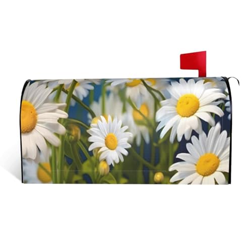 Briefkastenabdeckung mit Blumenmuster, wasserdicht, mit Magnetverschluss, anpassbare dekorative Hülle für Briefkästen im Freien, passend für 64,8 x 53,3 cm Briefkastenabdeckung mit Blumenmuster, wasserdicht, mit Magnetverschluss, anpassbare dekorative Hülle für Briefkästen im Freien, passend für 64,8 x 53,3 cm von ZXMDZTSS