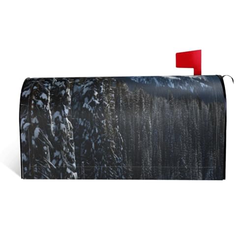 Canadian Smokey Mountain Cliff – Wasserdichter Stoffbriefkastendeckel mit Magnetverschluss – anpassbare dekorative Hülle für Briefkästen im Freien – passend für 53,3 x 45,7 cm Canadian Smokey Mountain Cliff – Wasserdichter Stoffbriefkastendeckel mit Magnetverschluss – anpassbare dekorative Hülle für Briefkästen im Freien – passend für 53,3 x 45,7 cm von ZXMDZTSS