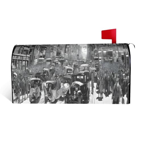 Love from New York Print – Druck wasserdichte Stoffbriefkastenabdeckung mit Magnetverschluss – anpassbare dekorative Hülle für Briefkästen im Freien – passend für 64,8 x 53,3 cm Love from New York Print – Druck wasserdichte Stoffbriefkastenabdeckung mit Magnetverschluss – anpassbare dekorative Hülle für Briefkästen im Freien – passend für 64,8 x 53,3 cm von ZXMDZTSS