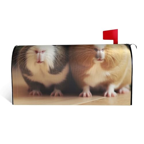 Niedliche Meerschweinchen – Druck wasserdichte Stoffbriefkastenabdeckung mit Magnetverschluss – anpassbare dekorative Hülle für Briefkästen im Freien – passend für 64,8 x 53,3 cm Niedliche Meerschweinchen – Druck wasserdichte Stoffbriefkastenabdeckung mit Magnetverschluss – anpassbare dekorative Hülle für Briefkästen im Freien – passend für 64,8 x 53,3 cm von ZXMDZTSS