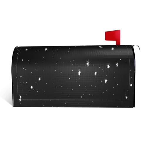 Sternenklare Wahrsagungskonstellation – Druck wasserdichte Stoffbriefkastenabdeckung mit Magnetverschluss – anpassbare dekorative Hülle für Outdoor-Briefkästen – passend für 53,3 x 45,7 cm von ZXMDZTSS
