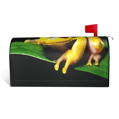 Süßer Frosch-Druck, wasserdichte Stoff-Briefkastenabdeckung mit Magnetverschluss, anpassbare dekorative Hülle für Briefkästen im Freien, passend für 53,3 x 45,7 cm Süßer Frosch-Druck, wasserdichte Stoff-Briefkastenabdeckung mit Magnetverschluss, anpassbare dekorative Hülle für Briefkästen im Freien, passend für 53,3 x 45,7 cm von ZXMDZTSS