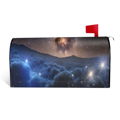 Universe Galaxy Space – Wasserdichter Stoff-Briefkastendeckel mit Magnetverschluss – anpassbare dekorative Hülle für Outdoor-Briefkästen – passend für 53,3 x 45,7 cm Universe Galaxy Space – Wasserdichter Stoff-Briefkastendeckel mit Magnetverschluss – anpassbare dekorative Hülle für Outdoor-Briefkästen – passend für 53,3 x 45,7 cm von ZXMDZTSS