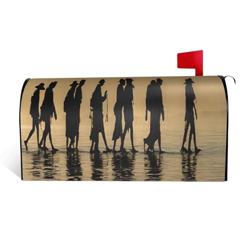 Viele Zombie-Druck, wasserdichte Stoff-Briefkastenabdeckung mit Magnetverschluss, anpassbare dekorative Hülle für Outdoor-Briefkästen – passend für 53,3 x 45,7 cm Viele Zombie-Druck, wasserdichte Stoff-Briefkastenabdeckung mit Magnetverschluss, anpassbare dekorative Hülle für Outdoor-Briefkästen – passend für 53,3 x 45,7 cm von ZXMDZTSS