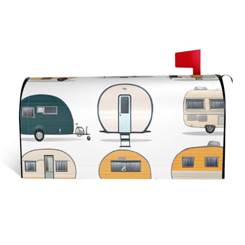 You Make Me Happy Trailer – Druck wasserdichte Stoffbriefkastenabdeckung mit Magnetverschluss – anpassbare dekorative Hülle für Outdoor-Briefkästen – passend für 53,3 x 45,7 cm You Make Me Happy Trailer – Druck wasserdichte Stoffbriefkastenabdeckung mit Magnetverschluss – anpassbare dekorative Hülle für Outdoor-Briefkästen – passend für 53,3 x 45,7 cm von ZXMDZTSS