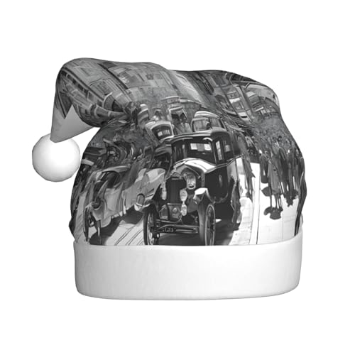 ZXMDZTSS Aufdruck "Love from New York", Plüsch-Weihnachtsmütze für Erwachsene, gemütlich, festlich, Weihnachtsmann-Kopfbedeckung, Pom-Pom für Weihnachten, Partys, Feiertage. ZXMDZTSS Aufdruck "Love from New York", Plüsch-Weihnachtsmütze für Erwachsene, gemütlich, festlich, Weihnachtsmann-Kopfbedeckung, Pom-Pom für Weihnachten, Partys, Feiertage. von ZXMDZTSS