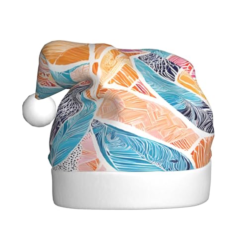 ZXMDZTSS Mexikanische Otomi-Tiere, bedruckter Plüsch-Weihnachtsmütze, gemütlich, festlich, Weihnachtsmann-Kopfbedeckung, Pompon für Weihnachten, Partys, Feiertage. ZXMDZTSS Mexikanische Otomi-Tiere, bedruckter Plüsch-Weihnachtsmütze, gemütlich, festlich, Weihnachtsmann-Kopfbedeckung, Pompon für Weihnachten, Partys, Feiertage. von ZXMDZTSS