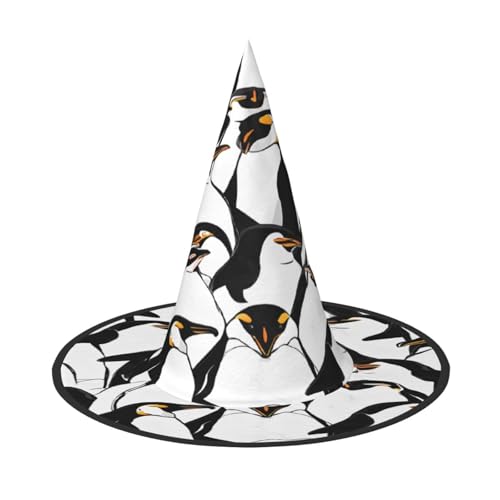 ZXMDZTSS Niedliche Baby-Pinguin-Skizze – Druck Halloween Hut Erwachsene | Festivalkleidung | Hexenkostüm-Zubehör | Oxford-Tuch 3 Stück ZXMDZTSS Niedliche Baby-Pinguin-Skizze – Druck Halloween Hut Erwachsene | Festivalkleidung | Hexenkostüm-Zubehör | Oxford-Tuch 3 Stück von ZXMDZTSS