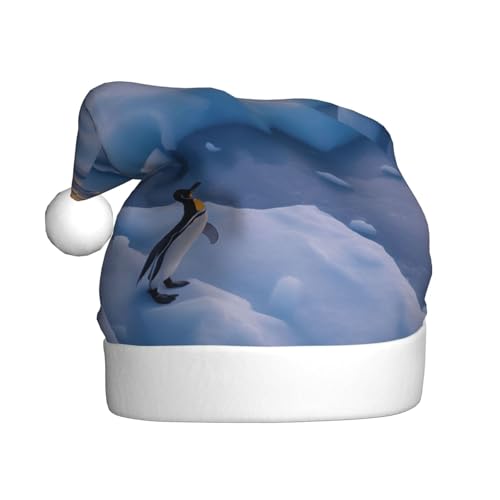ZXMDZTSS Pinguine Sonnenuntergang – Druck für Erwachsene, Plüsch-Weihnachtsmütze, gemütlich, festlich, Weihnachtsmann-Kopfbedeckung, Pom-Pom für Weihnachten, Partys, Feiertage. ZXMDZTSS Pinguine Sonnenuntergang – Druck für Erwachsene, Plüsch-Weihnachtsmütze, gemütlich, festlich, Weihnachtsmann-Kopfbedeckung, Pom-Pom für Weihnachten, Partys, Feiertage. von ZXMDZTSS