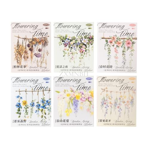 ZXMNBH 10 Stück/Packung Frühling Berg Blumen und Reben PET Aufkleber für Scrapbooking Kit Wasserdicht Klar Aufkleber Junk Journaling Supplies Journals Tagebuch Planer Collage Laptop Papier Handwerk ZXMNBH 10 Stück/Packung Frühling Berg Blumen und Reben PET Aufkleber für Scrapbooking Kit Wasserdicht Klar Aufkleber Junk Journaling Supplies Journals Tagebuch Planer Collage Laptop Papier Handwerk von ZXMNBH
