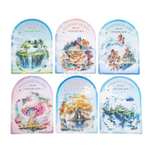 ZXMNBH 10 Stück/Packung Grüne Berge und Wälder PET-Aufkleber für Scrapbooking-Set, wasserdicht, transparent, Junk-Journaling-Zubehör, Tagebuch, Planer, Collage, Laptop, Papierbasteln ZXMNBH 10 Stück/Packung Grüne Berge und Wälder PET-Aufkleber für Scrapbooking-Set, wasserdicht, transparent, Junk-Journaling-Zubehör, Tagebuch, Planer, Collage, Laptop, Papierbasteln von ZXMNBH