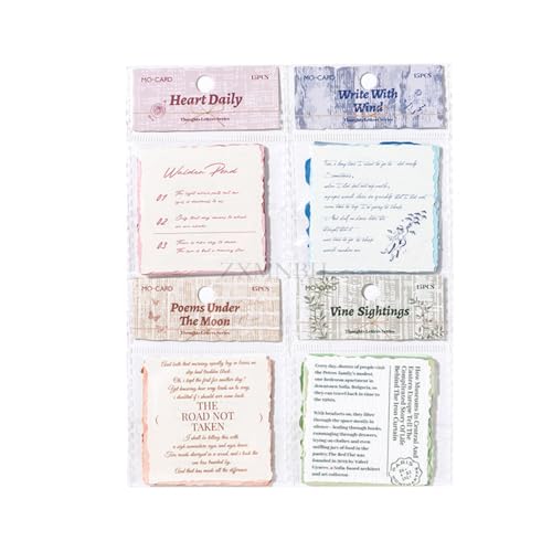 ZXMNBH 15 Stück/Packung Schreiben mit Windpapier für Scrapbooking Kit Junk Journaling Supplies Journals Medientagebuch Planer Collage Karte Verzierungen Sets Papier Handwerk ZXMNBH 15 Stück/Packung Schreiben mit Windpapier für Scrapbooking Kit Junk Journaling Supplies Journals Medientagebuch Planer Collage Karte Verzierungen Sets Papier Handwerk von ZXMNBH