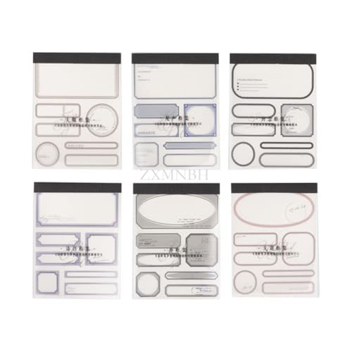 ZXMNBH 30 Stück/Packung Epilog-Rahmen-Sammelpapier für Scrapbooking, Junk-Tagebuch, Tagebuch, Planer, Collage, Karten, Verzierungen, Papierbasteleien von ZXMNBH