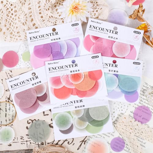 ZXMNBH 30 Stück/Packung Fallende Blumen und fließendes Wasser Papieraufkleber für Scrapbooking Kit Aufkleber Junk Journaling Supplies Journals Tagebuch Planer Collage Laptop Papier Handwerk Dekorativ von ZXMNBH