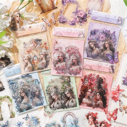 ZXMNBH 30 Stück/Packung grüne Edelsteine PET-Aufkleber für Scrapbooking-Set, wasserdicht, transparent, Junk-Journaling-Zubehör, Tagebuch, Planer, Collage, Laptop, Papierbasteln ZXMNBH 30 Stück/Packung grüne Edelsteine PET-Aufkleber für Scrapbooking-Set, wasserdicht, transparent, Junk-Journaling-Zubehör, Tagebuch, Planer, Collage, Laptop, Papierbasteln von ZXMNBH