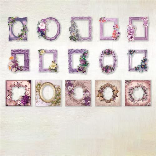 ZXMNBH PET-Aufkleber für Scrapbooking, Blumenreim, ästhetisches Papier, Tagebuch, Planer, Junk, Journaling, dekoratives Zubehör, 30 Stück/Packung ZXMNBH PET-Aufkleber für Scrapbooking, Blumenreim, ästhetisches Papier, Tagebuch, Planer, Junk, Journaling, dekoratives Zubehör, 30 Stück/Packung von ZXMNBH