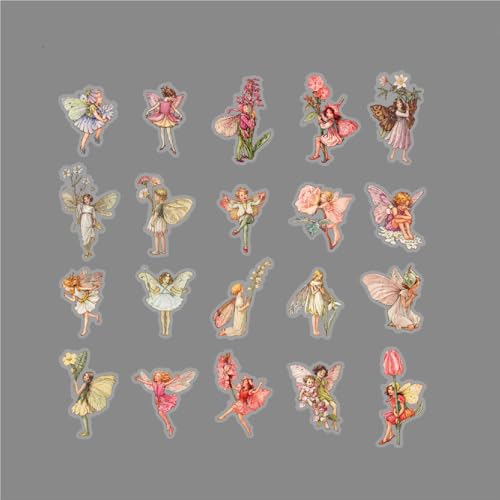ZXMNBH PET-Aufkleber für Scrapbooking, Nebelelfe, ästhetisches Papier, Tagebuch, Planer, Junk, Journaling, dekoratives Zubehör, 20 Stück/Packung ZXMNBH PET-Aufkleber für Scrapbooking, Nebelelfe, ästhetisches Papier, Tagebuch, Planer, Junk, Journaling, dekoratives Zubehör, 20 Stück/Packung von ZXMNBH