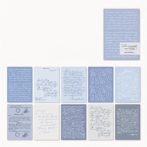 ZXMNBH Papier für Scrapbooking Kit Blaue Notizen Collage Tagebuch Planer Materialien Erwachsene Junk Journaling Decor Supplies 30 Stück/Packung ZXMNBH Papier für Scrapbooking Kit Blaue Notizen Collage Tagebuch Planer Materialien Erwachsene Junk Journaling Decor Supplies 30 Stück/Packung von ZXMNBH
