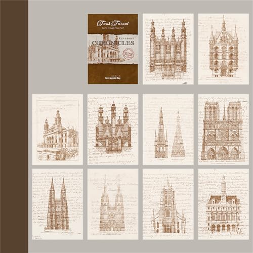 ZXMNBH Papier für Scrapbooking Kit Gothic Castle Collage Tagebuch Planer Materialien Erwachsene Junk Journaling Decor Supplies 30 Stück/Packung ZXMNBH Papier für Scrapbooking Kit Gothic Castle Collage Tagebuch Planer Materialien Erwachsene Junk Journaling Decor Supplies 30 Stück/Packung von ZXMNBH