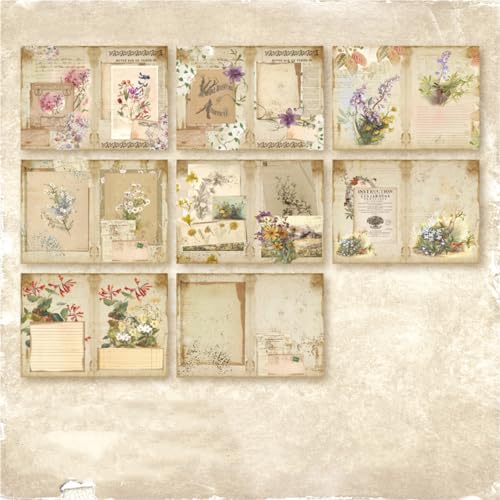 ZXMNBH Papier für Scrapbooking Kit Pflanze Sammler Collage Tagebuch Planer Materialien Erwachsene Junk Journaling Decor Supplies 40 Stück/Packung ZXMNBH Papier für Scrapbooking Kit Pflanze Sammler Collage Tagebuch Planer Materialien Erwachsene Junk Journaling Decor Supplies 40 Stück/Packung von ZXMNBH