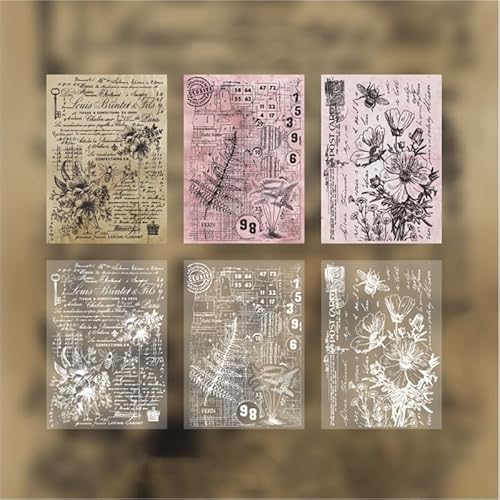 ZXMNBH Papier für Scrapbooking Kit Retro Pflanzen Collage Tagebuch Planer Materialien Erwachsene Junk Journaling Decor Supplies 30 Stück/Packung ZXMNBH Papier für Scrapbooking Kit Retro Pflanzen Collage Tagebuch Planer Materialien Erwachsene Junk Journaling Decor Supplies 30 Stück/Packung von ZXMNBH
