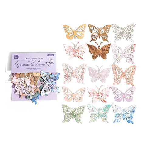 ZXMNBH Papier für Scrapbooking-Set, Spitze, Schmetterling, Collage, Tagebuch, Planer, Materialien, Erwachsene, Junk, Journaling, Dekoration, Zubehör, 30 Stück/Packung ZXMNBH Papier für Scrapbooking-Set, Spitze, Schmetterling, Collage, Tagebuch, Planer, Materialien, Erwachsene, Junk, Journaling, Dekoration, Zubehör, 30 Stück/Packung von ZXMNBH