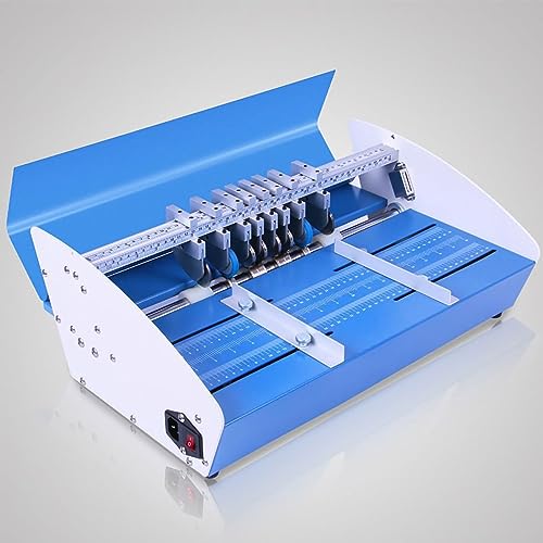 ZXNANA 3-in-1 elektrische Rillmaschine, Gepunktete Rillmaschine, 2 Einrückspuren, genaue Skalierung, 10 m/min Geschwindigkeit, Einstellen der Rilltiefe ZXNANA 3-in-1 elektrische Rillmaschine, Gepunktete Rillmaschine, 2 Einrückspuren, genaue Skalierung, 10 m/min Geschwindigkeit, Einstellen der Rilltiefe von ZXNANA