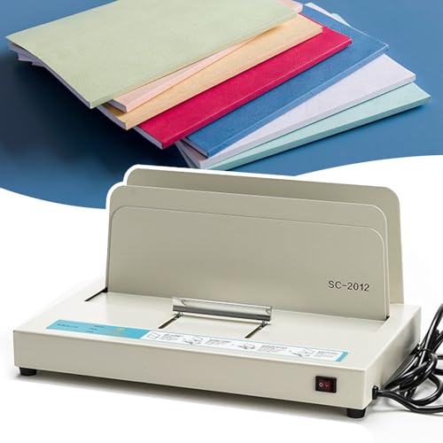 ZXNANA Elektrische Schmelzbindemaschine, PTC-Keramik-Thermobindemittel, 50 mm Kapazität, Kühlgestell für A3 (Kurze Kante) / A4 / A5-Dokumente von ZXNANA